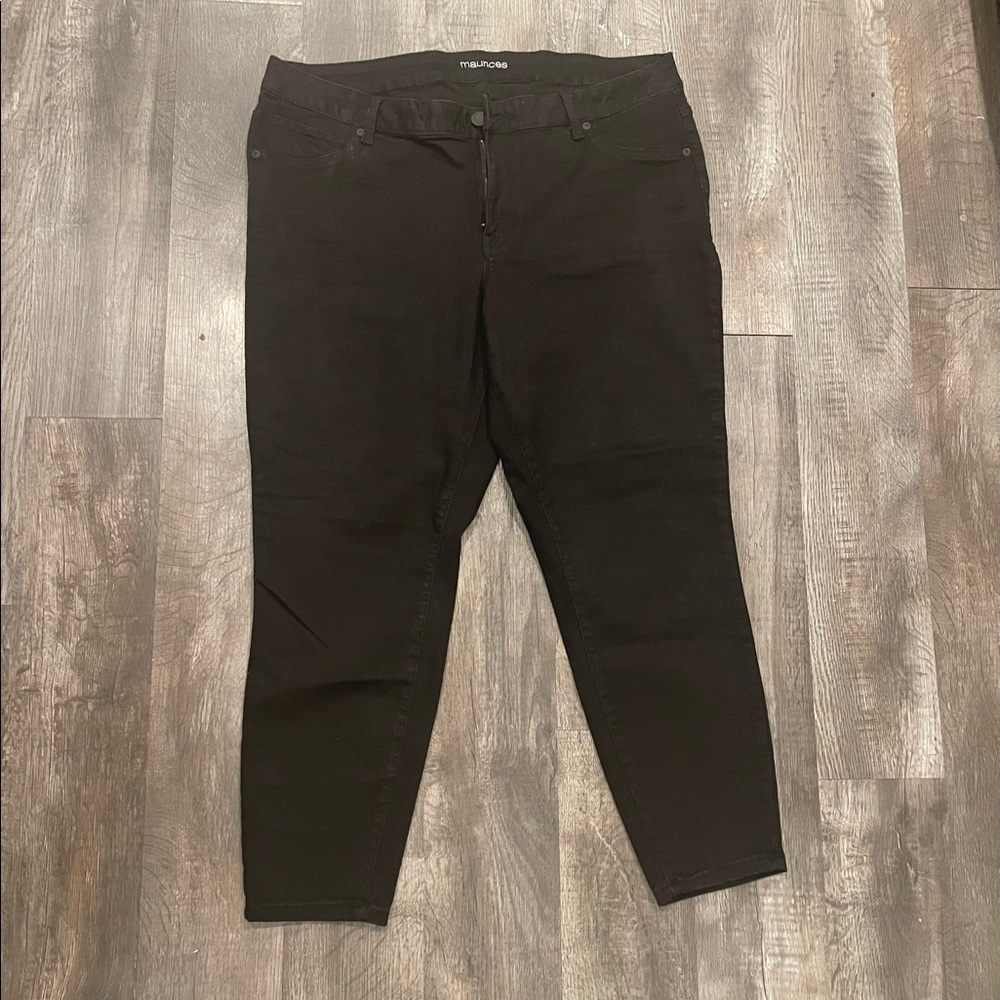 Black jeggings